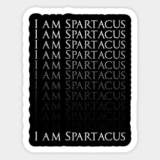 I am Spartacus Sticker